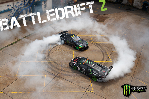 BattleDrift 2 showcases East vs West (Daigo vs. Baggsy) in an epic Drift Battle [MONSTER ENERGY]