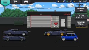 pixel car racer garage